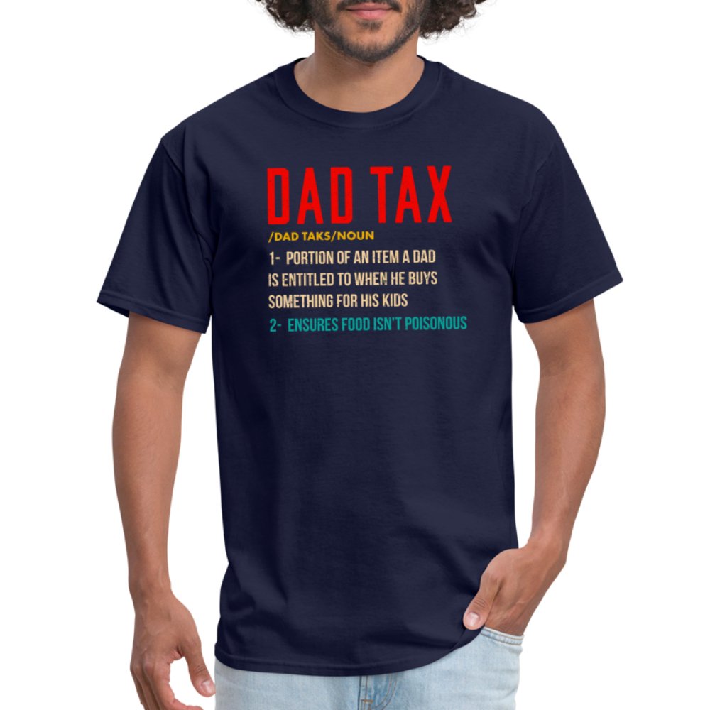 Definition of Dad Tax T-Shirt - navy