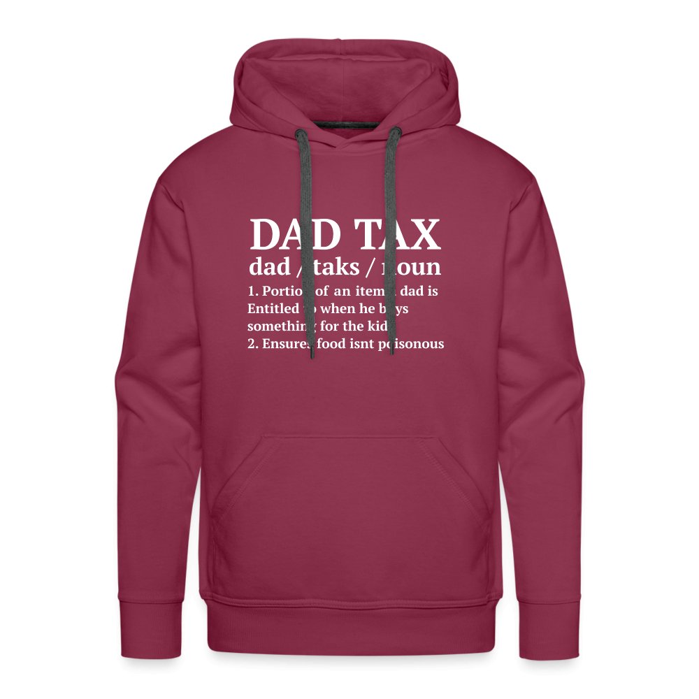 Definition of the Dad Tax Premium Hoodie - burgundy