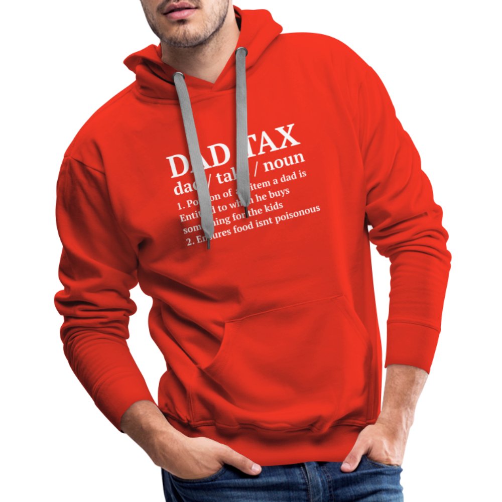 Definition of the Dad Tax Premium Hoodie - red