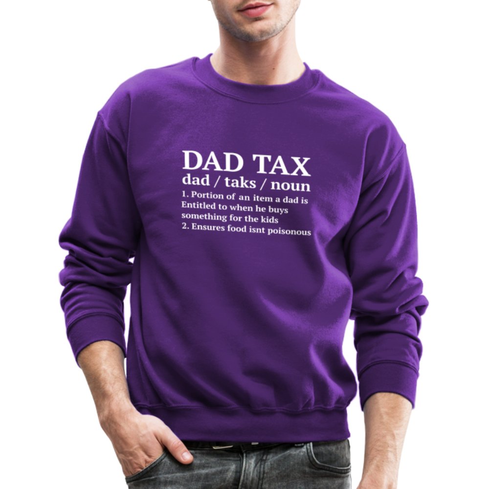 Definition of the Dad Tax Sweatshirt - purple