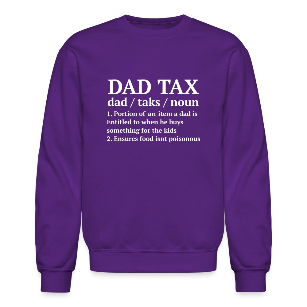 Definition of the Dad Tax Sweatshirt - purple