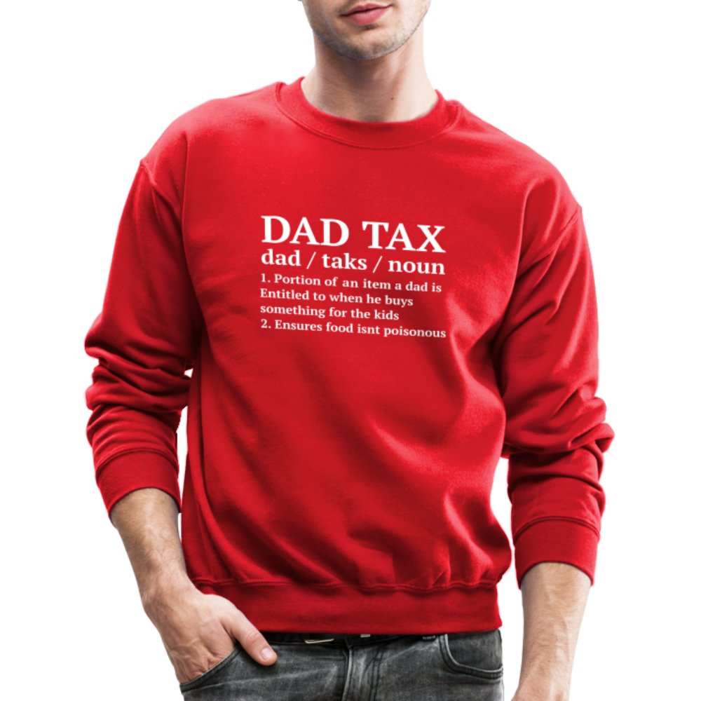 Definition of the Dad Tax Sweatshirt - red