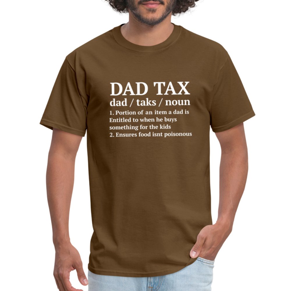 Definition of the Dad Tax T-Shirt - brown