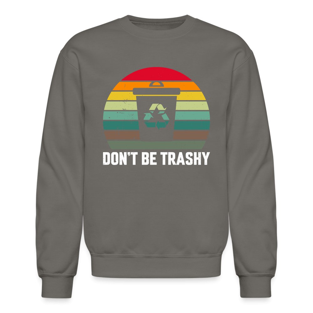 Don't Be Trashy Women's Sweatshirt (Recycle) - red