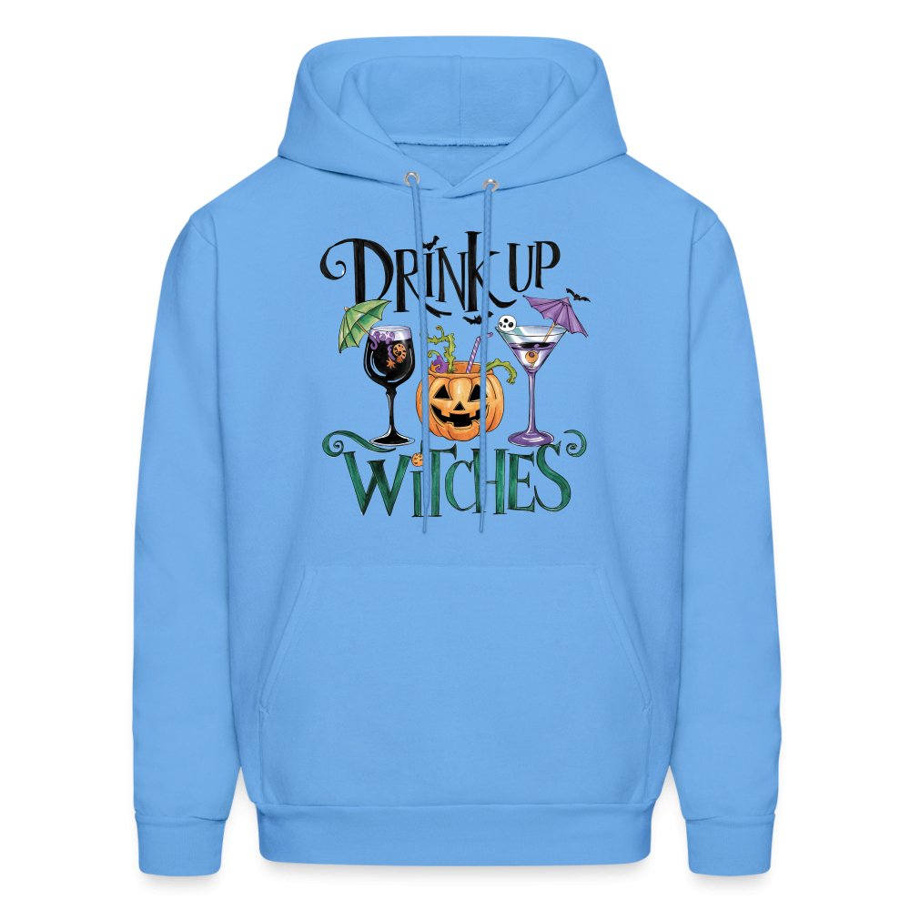 Drink Up Witches Hoodie (Halloween Witch) - carolina blue