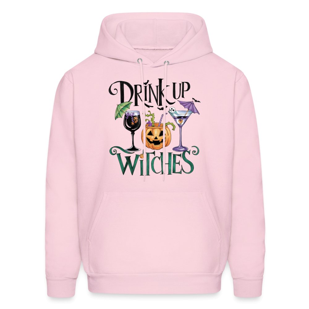 Drink Up Witches Hoodie (Halloween Witch) - pale pink