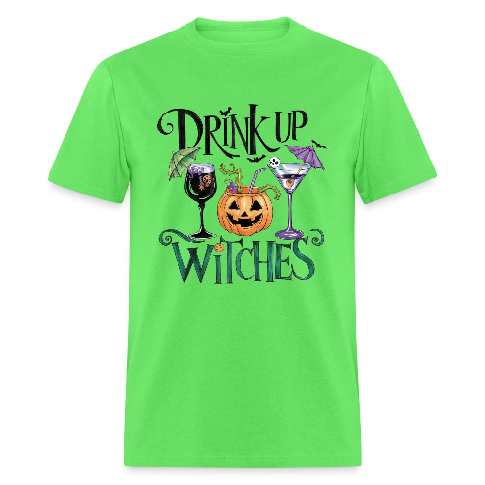 Drink Up Witches T-Shirt (Halloween Witch) - option1# - Unisex Classic T-Shirt | Fruit of the Loom 3930