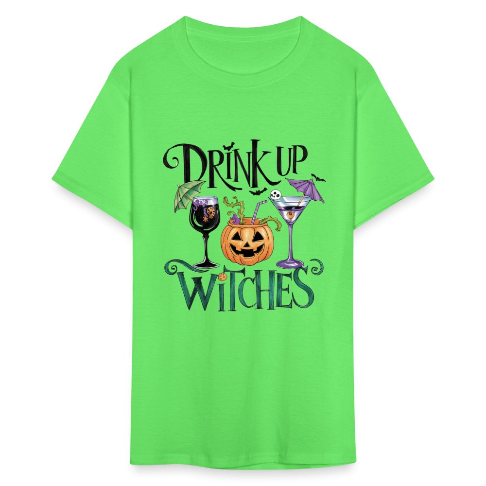 Drink Up Witches T-Shirt (Halloween Witch) - option1# - Unisex Classic T-Shirt | Fruit of the Loom 3930