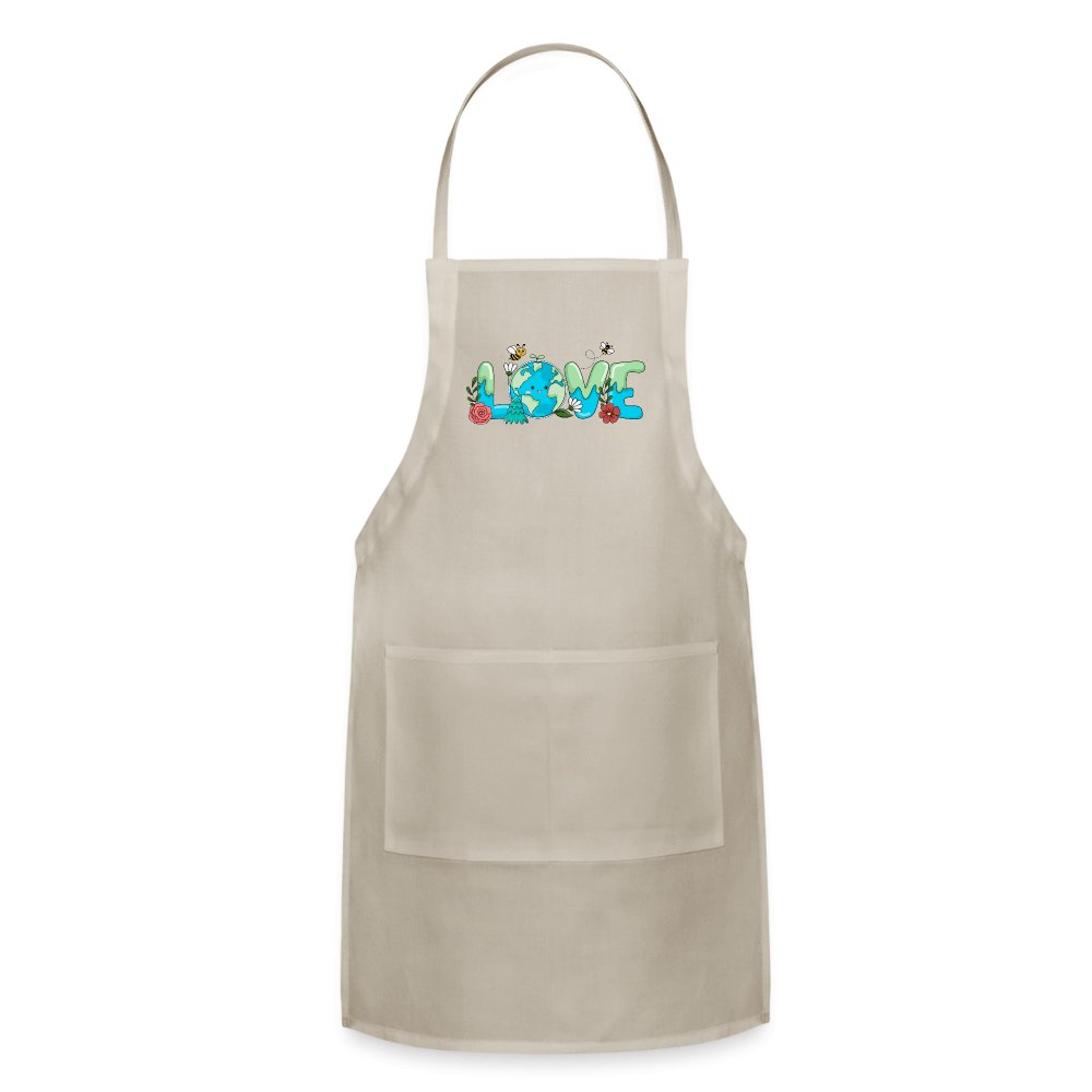 Earth LOVE Adjustable Apron - natural