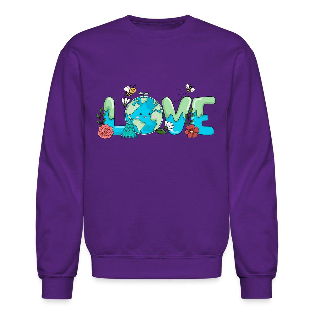 Earth LOVE Sweatshirt - heather gray