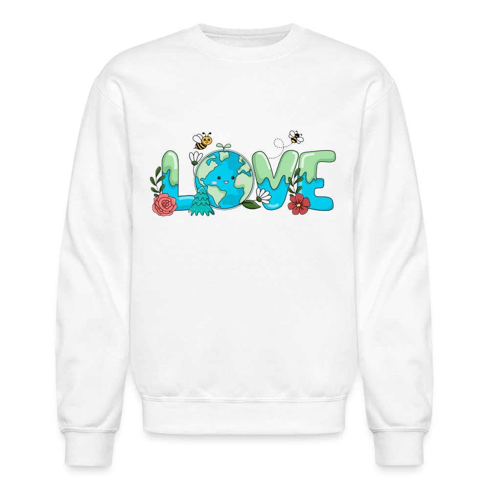 Earth LOVE Sweatshirt - white