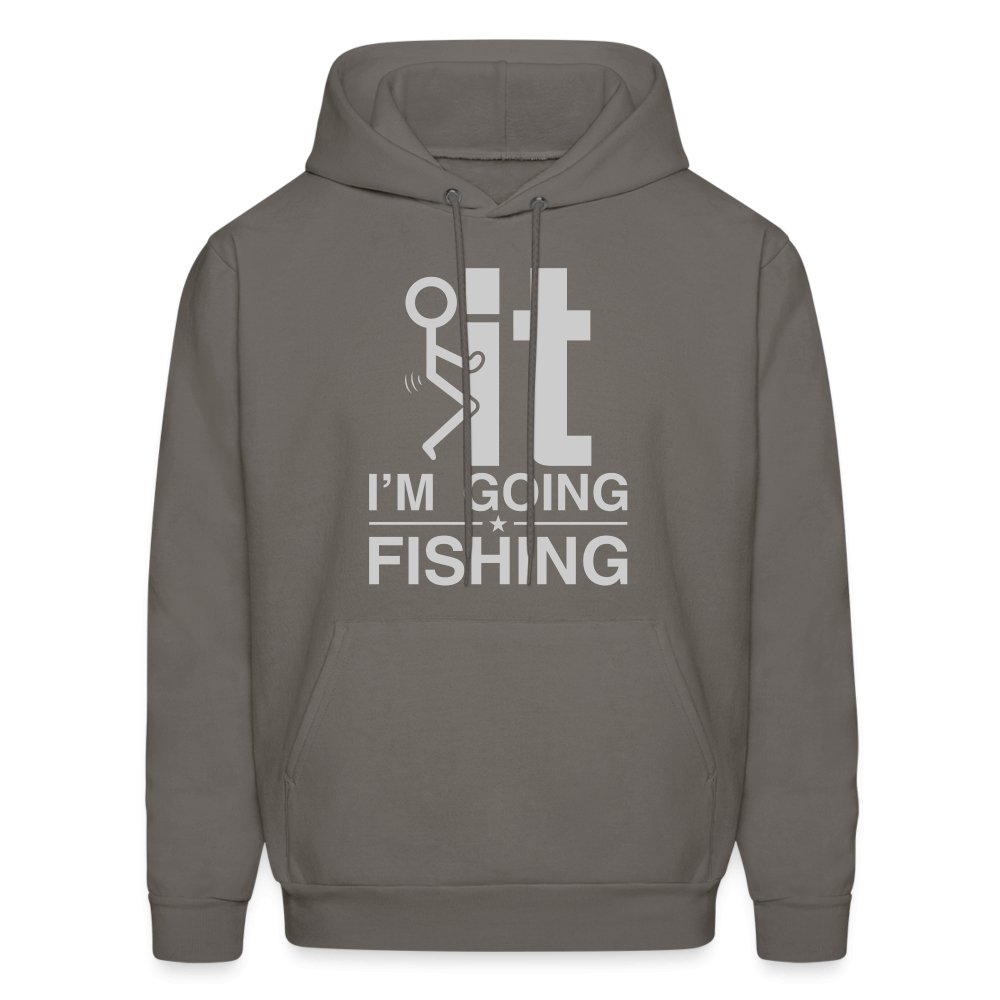 F It I'm Going Fishing Hoodie - kelly green