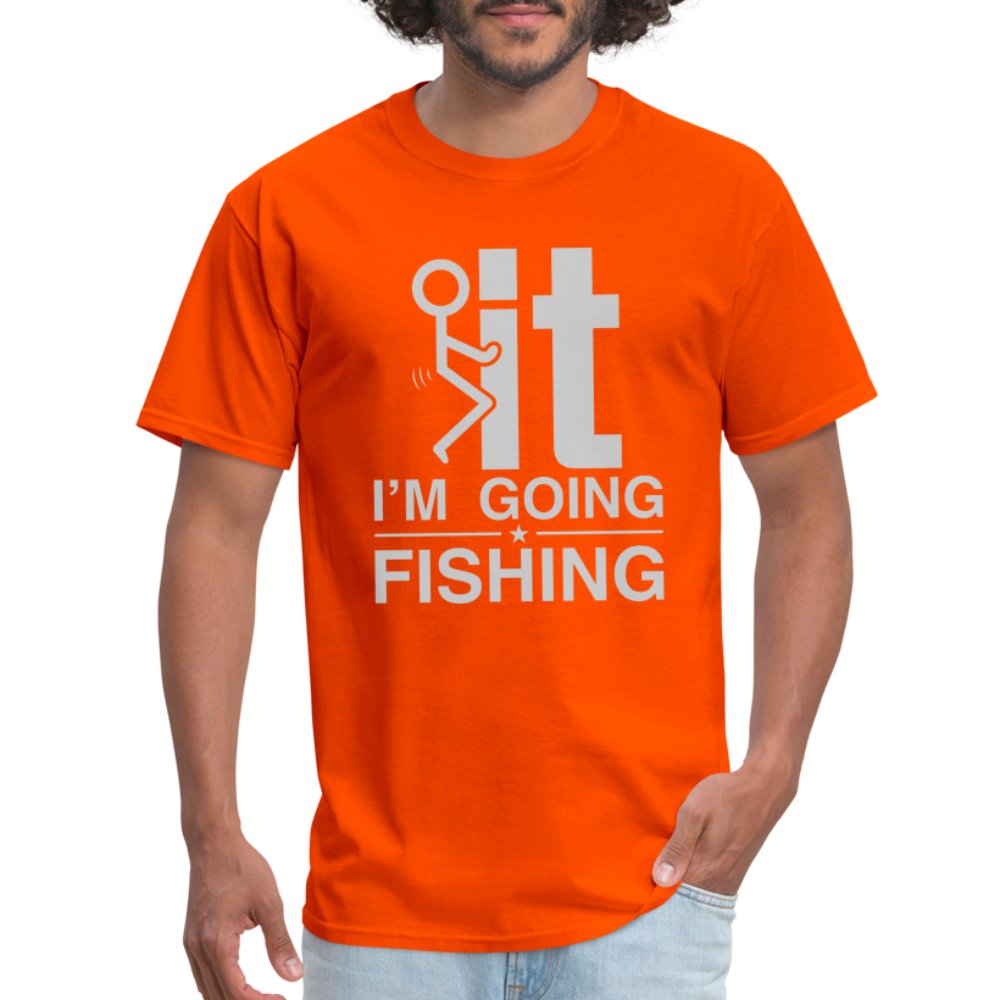 F It I'm Going Fishing T-Shirt - heather mauve