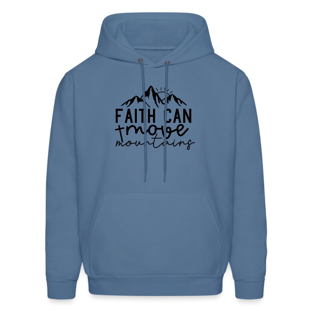 Faith Can Move Mountains Hoodie - option1# - Men's Hoodie | Hanes P170