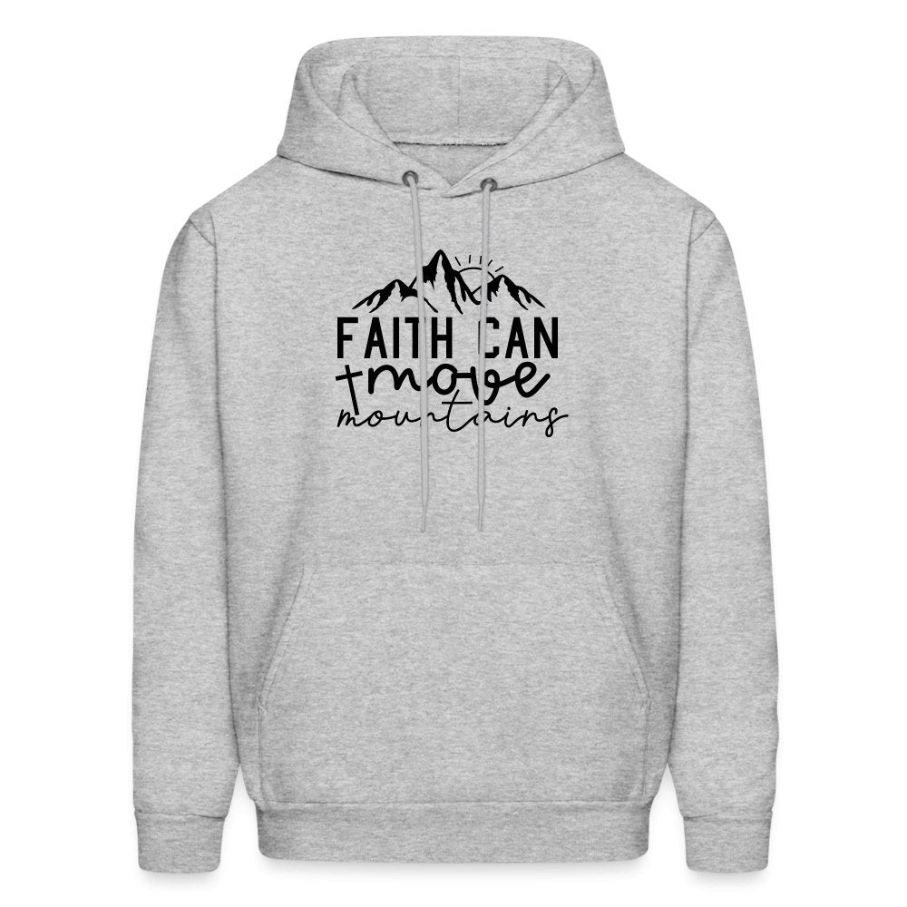 Faith Can Move Mountains Hoodie - option1# - Men's Hoodie | Hanes P170