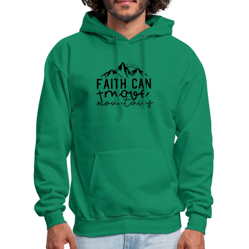 Faith Can Move Mountains Hoodie - option1# - Men's Hoodie | Hanes P170