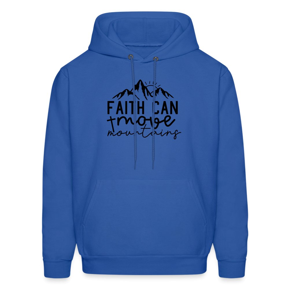 Faith Can Move Mountains Hoodie - option1# - Men's Hoodie | Hanes P170