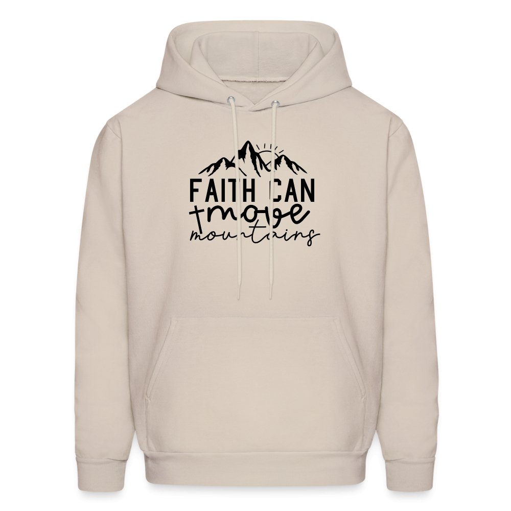 Faith Can Move Mountains Hoodie - option1# - Men's Hoodie | Hanes P170