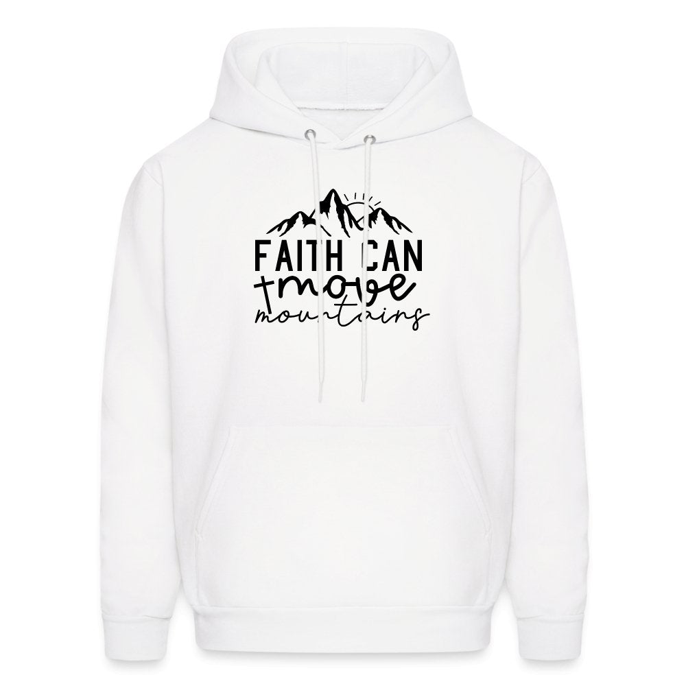 Faith Can Move Mountains Hoodie - option1# - Men's Hoodie | Hanes P170