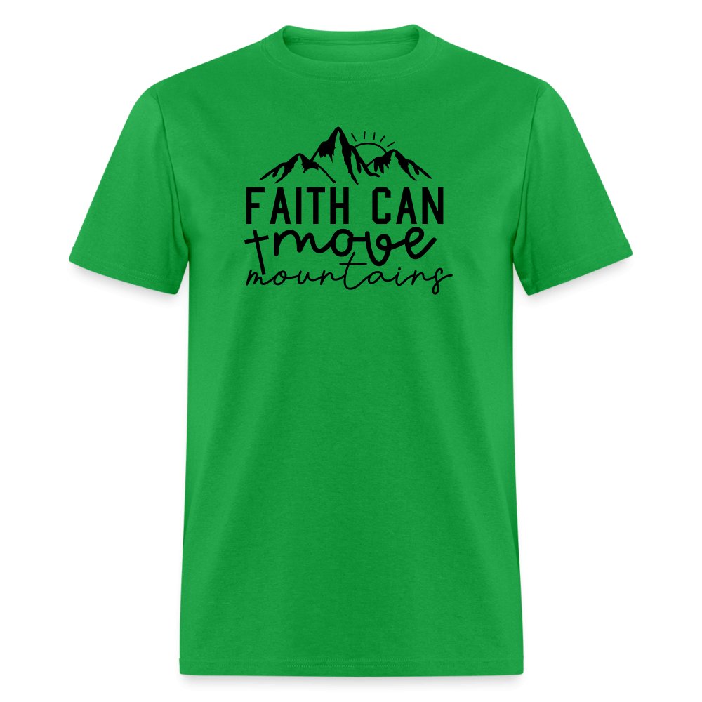 Faith Can Move Mountains T-Shirt - option1# - Unisex Classic T-Shirt | Fruit of the Loom 3930