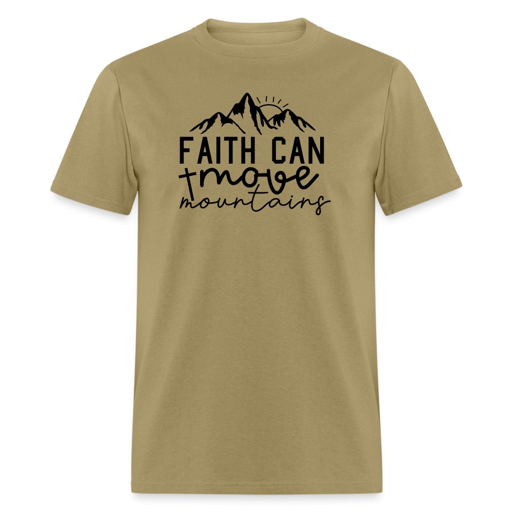 Faith Can Move Mountains T-Shirt - option1# - Unisex Classic T-Shirt | Fruit of the Loom 3930