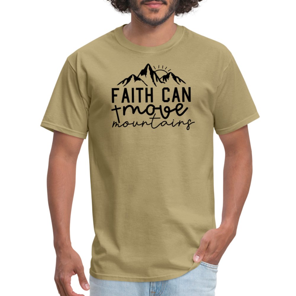 Faith Can Move Mountains T-Shirt - option1# - Unisex Classic T-Shirt | Fruit of the Loom 3930