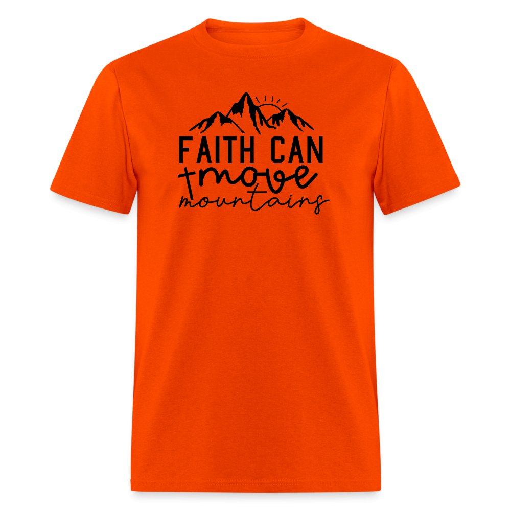 Faith Can Move Mountains T-Shirt - option1# - Unisex Classic T-Shirt | Fruit of the Loom 3930