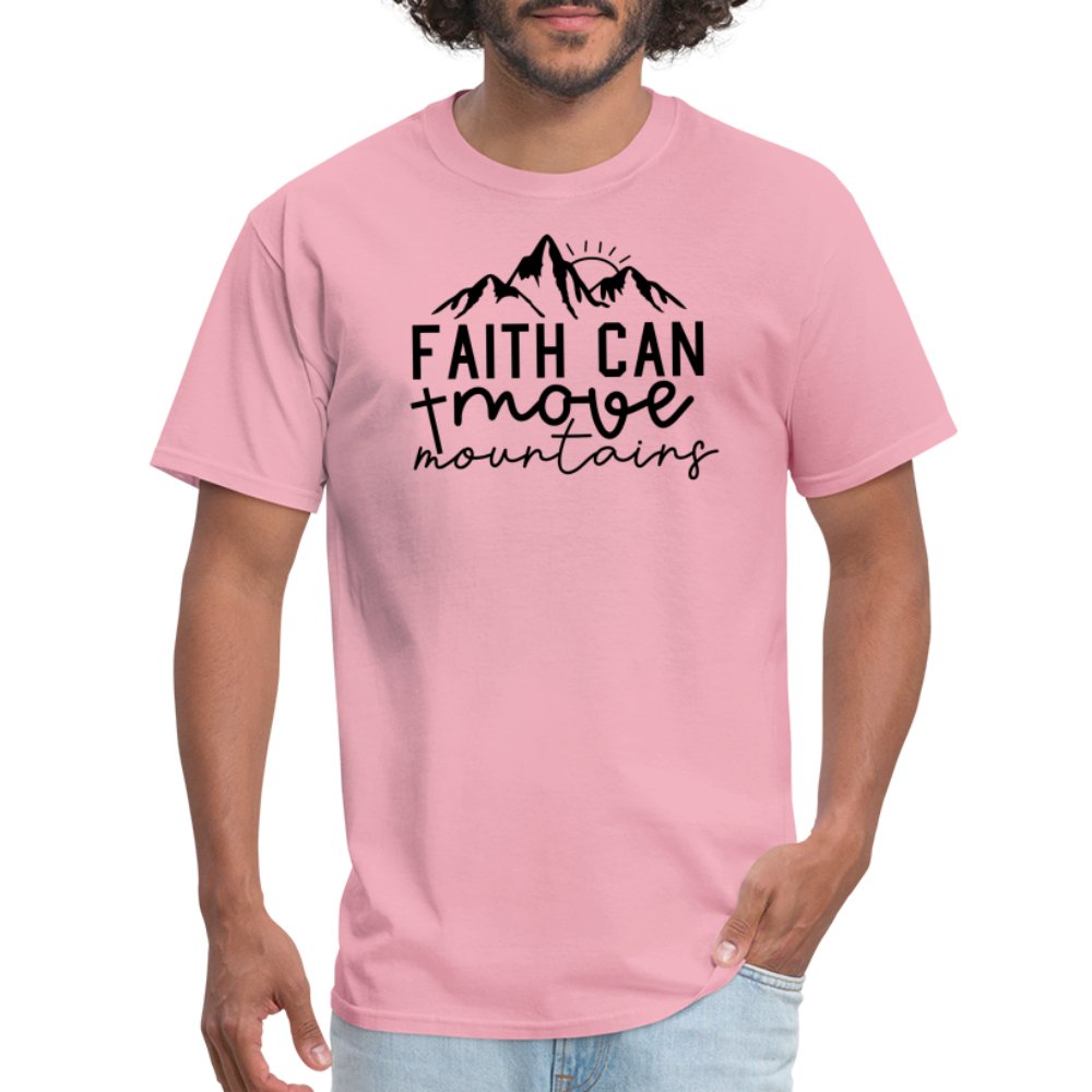 Faith Can Move Mountains T-Shirt - option1# - Unisex Classic T-Shirt | Fruit of the Loom 3930