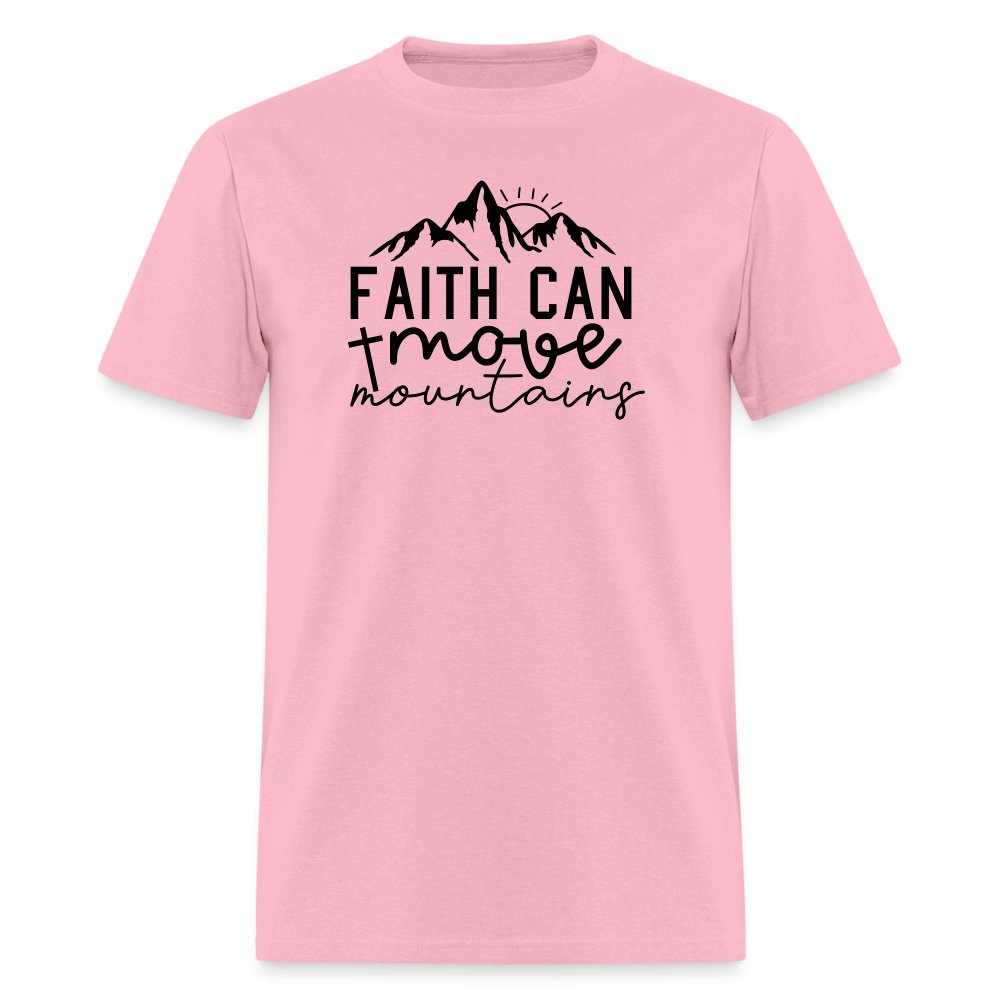 Faith Can Move Mountains T-Shirt - option1# - Unisex Classic T-Shirt | Fruit of the Loom 3930