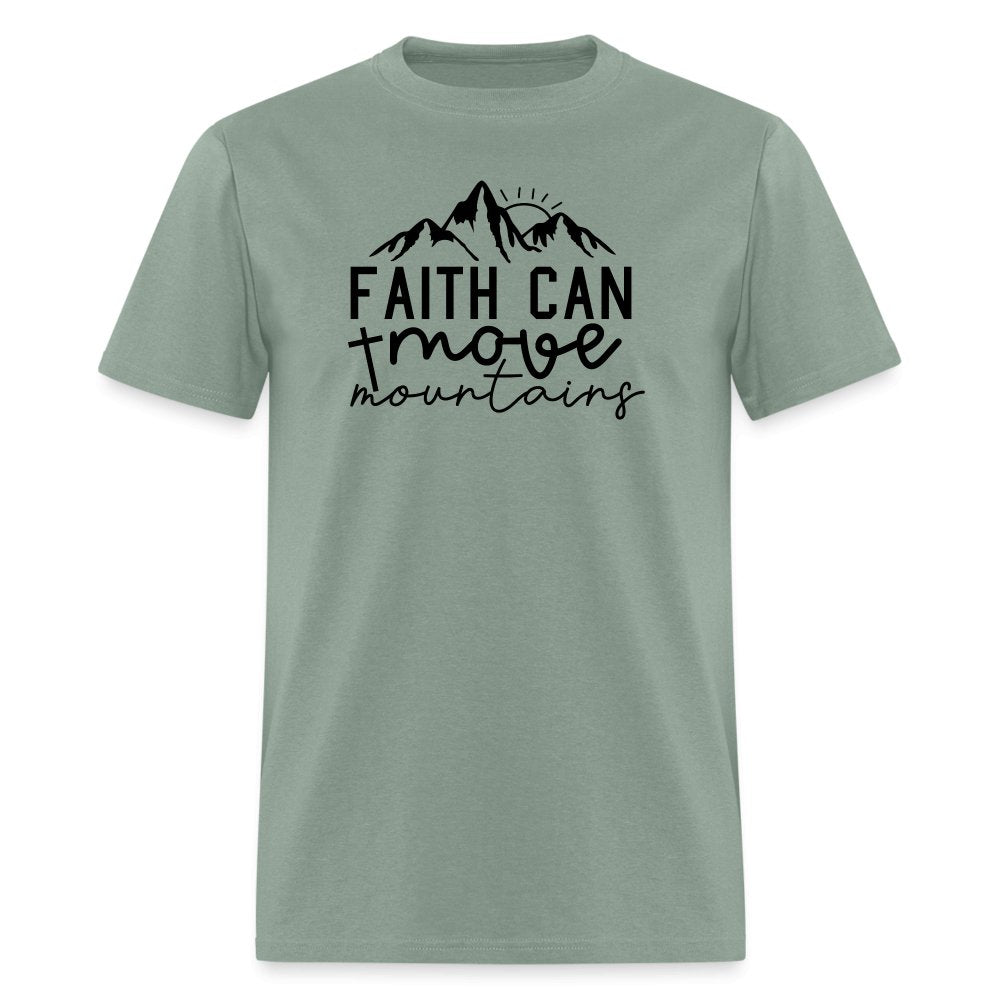 Faith Can Move Mountains T-Shirt - option1# - Unisex Classic T-Shirt | Fruit of the Loom 3930