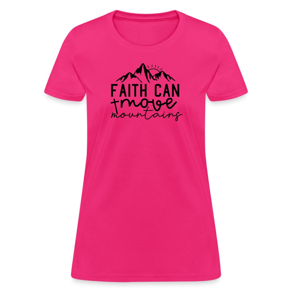 Faith Can Move Mountains Women's T-Shirt - option1# - Women's T-Shirt | Fruit of the Loom L3930R