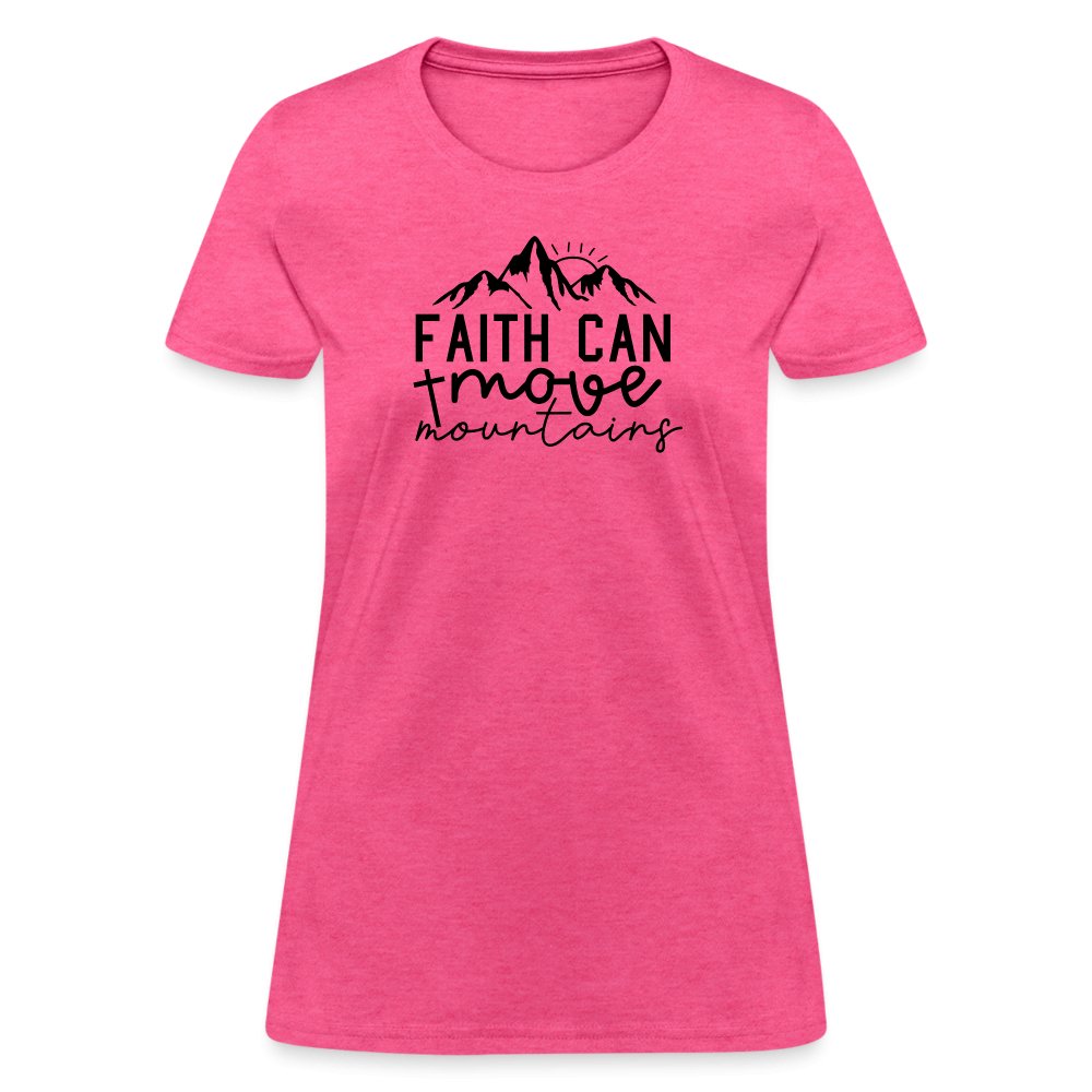 Faith Can Move Mountains Women's T-Shirt - option1# - Women's T-Shirt | Fruit of the Loom L3930R