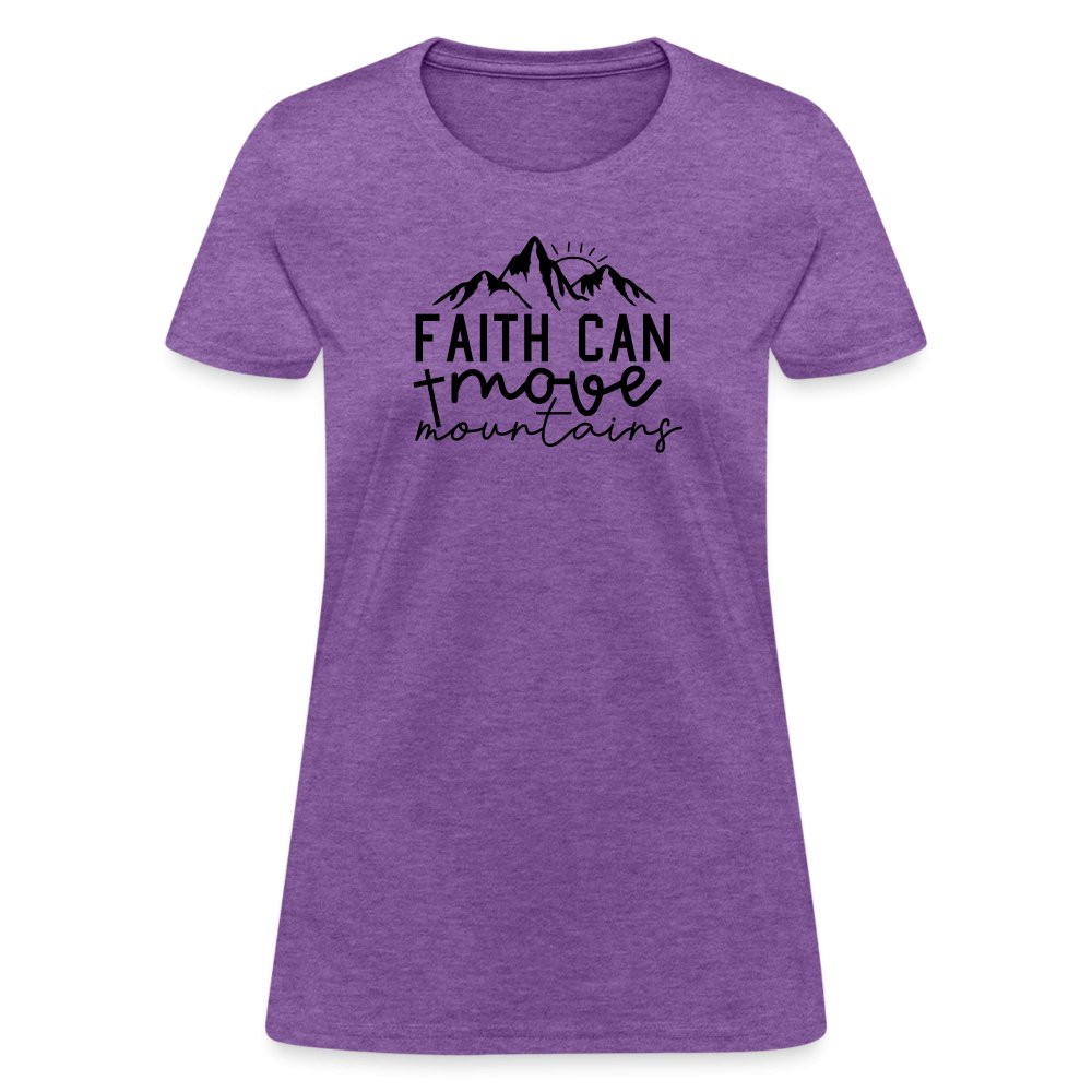 Faith Can Move Mountains Women's T-Shirt - option1# - Women's T-Shirt | Fruit of the Loom L3930R