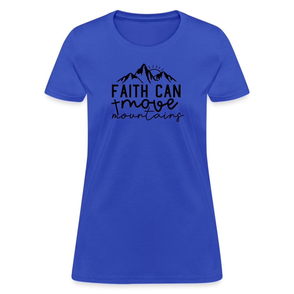 Faith Can Move Mountains Women's T-Shirt - option1# - Women's T-Shirt | Fruit of the Loom L3930R