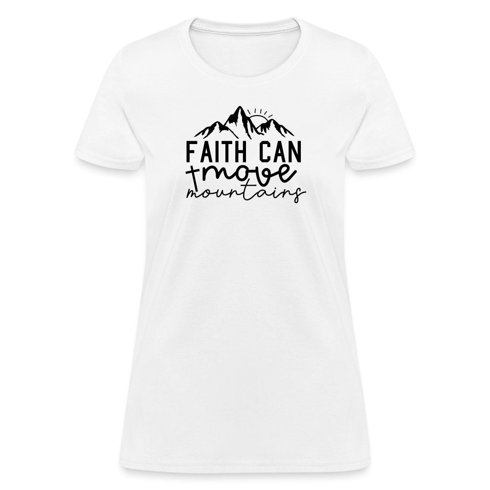 Faith Can Move Mountains Women's T-Shirt - option1# - Women's T-Shirt | Fruit of the Loom L3930R