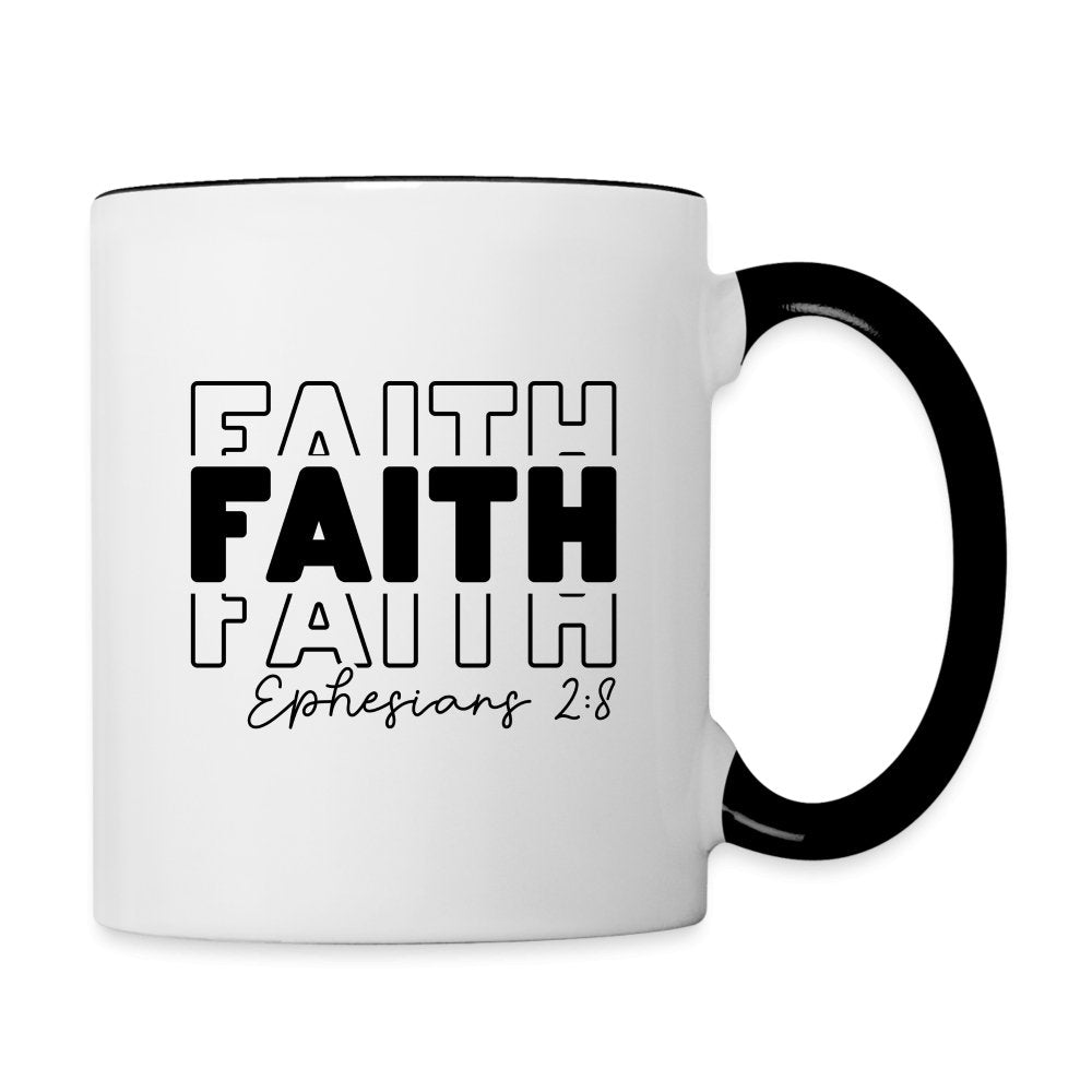 Faith Ephesians 2:8 Coffee Mug - option1# - Contrast Coffee Mug | BestSub B11TAA