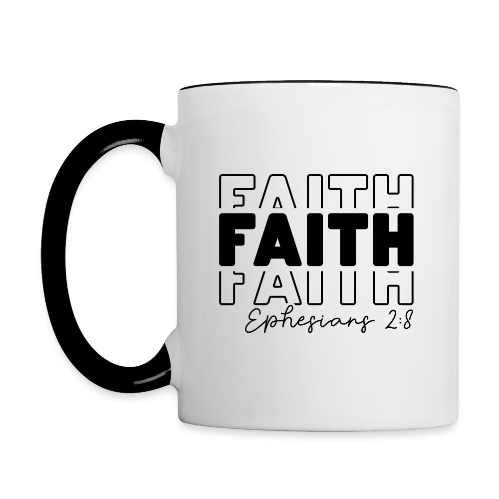 Faith Ephesians 2:8 Coffee Mug - option1# - Contrast Coffee Mug | BestSub B11TAA