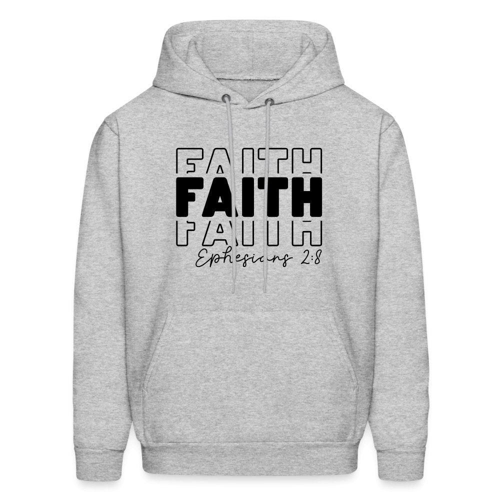 Faith Ephesians 2:8 Hoodie - option1# - Men's Hoodie | Hanes P170