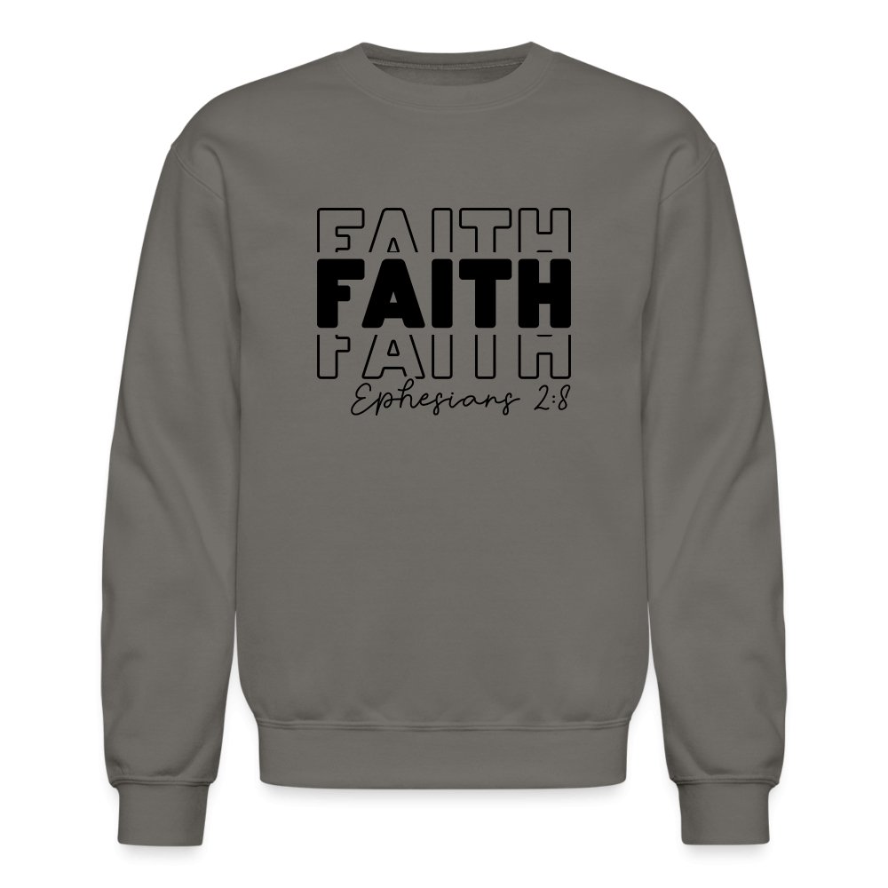 Faith Ephesians 2:8 Sweatshirt - option1# - Unisex Crewneck Sweatshirt | Gildan 18000