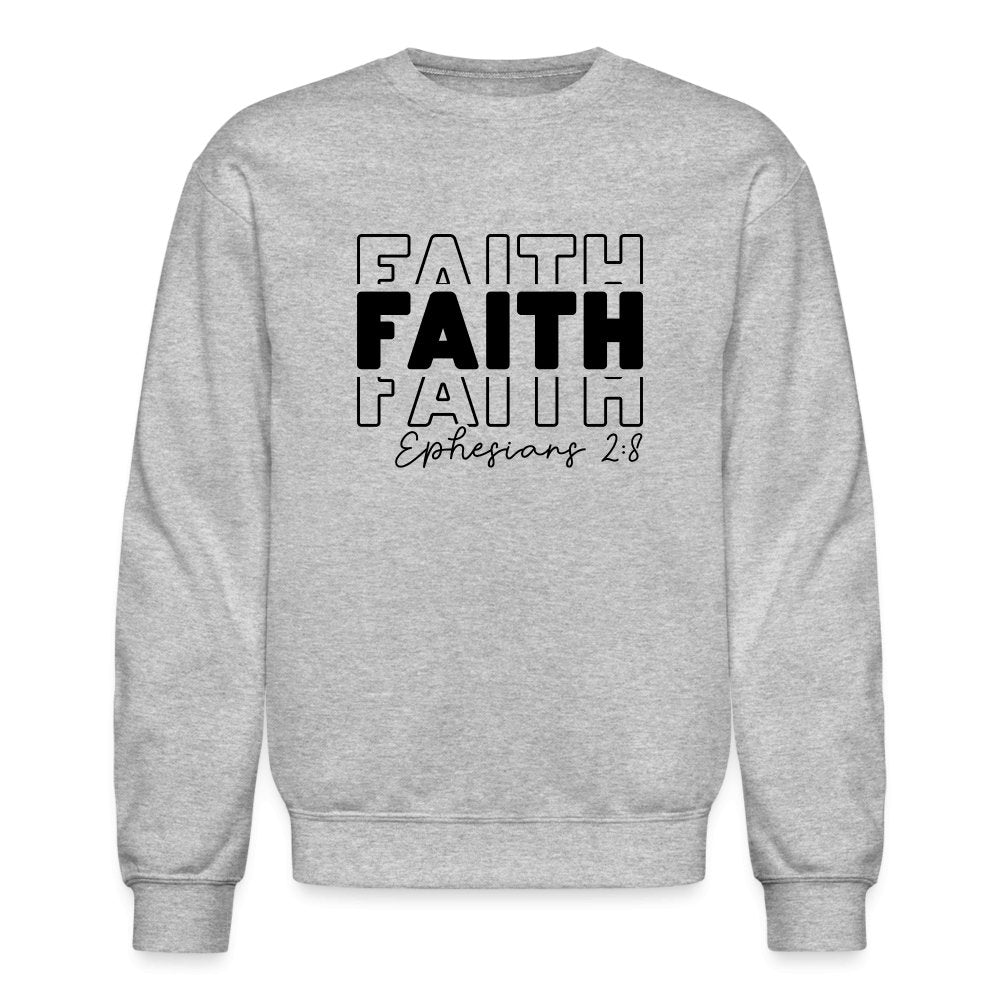 Faith Ephesians 2:8 Sweatshirt - option1# - Unisex Crewneck Sweatshirt | Gildan 18000