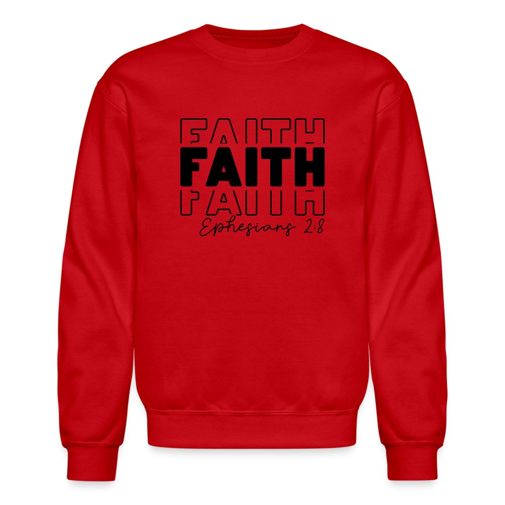 Faith Ephesians 2:8 Sweatshirt - option1# - Unisex Crewneck Sweatshirt | Gildan 18000