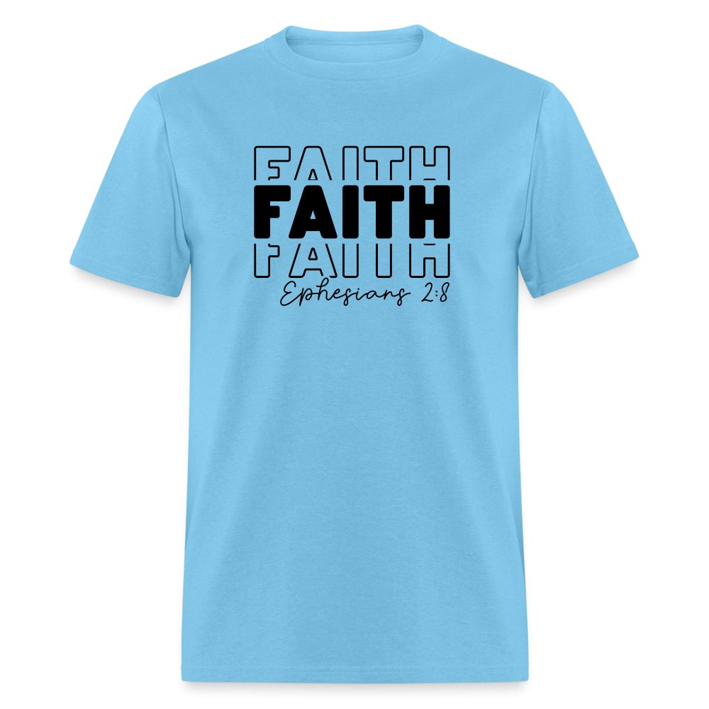 Faith Ephesians 2:8 T-Shirt - option1# - Unisex Classic T-Shirt | Fruit of the Loom 3930