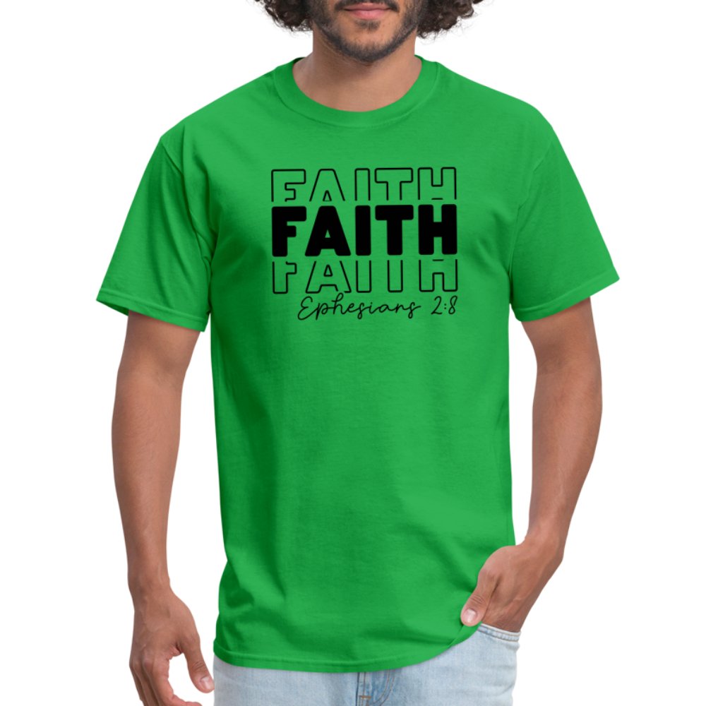 Faith Ephesians 2:8 T-Shirt - option1# - Unisex Classic T-Shirt | Fruit of the Loom 3930