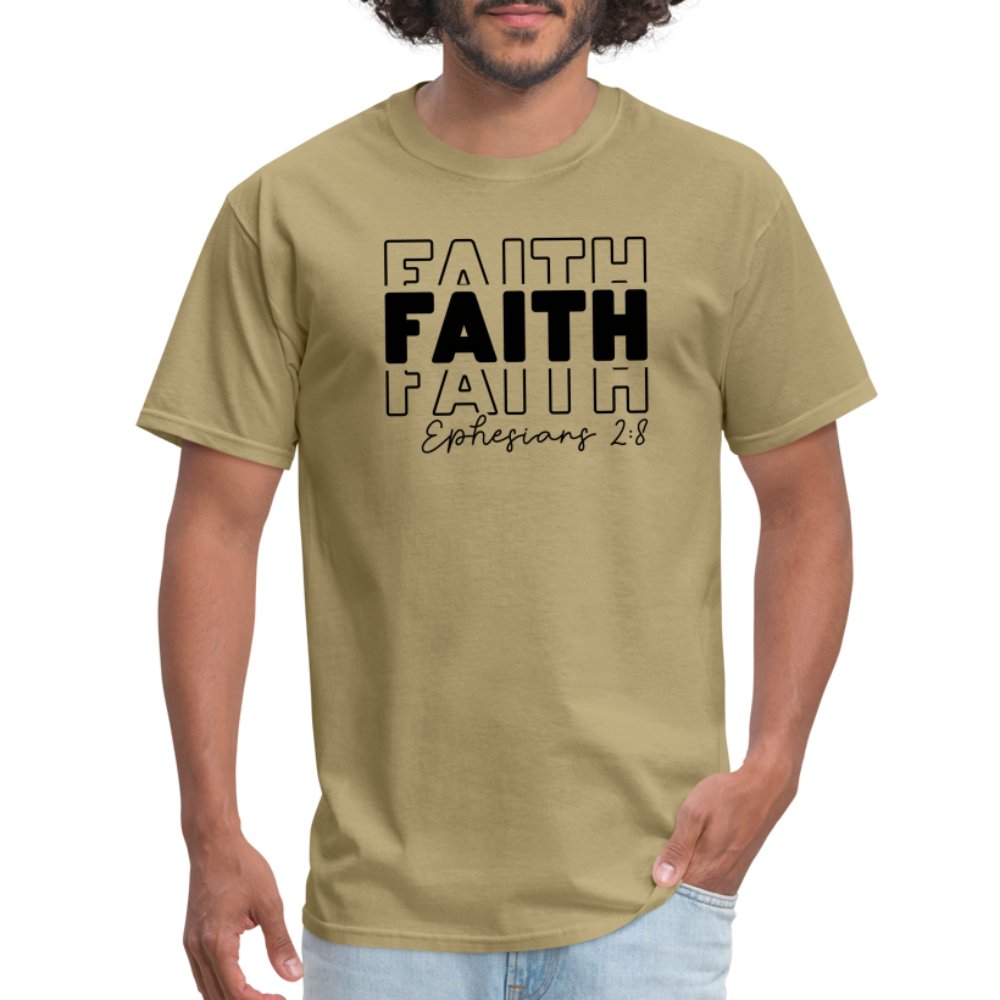 Faith Ephesians 2:8 T-Shirt - option1# - Unisex Classic T-Shirt | Fruit of the Loom 3930