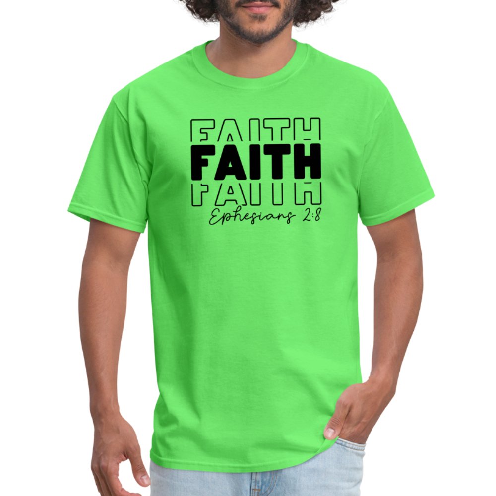 Faith Ephesians 2:8 T-Shirt - option1# - Unisex Classic T-Shirt | Fruit of the Loom 3930