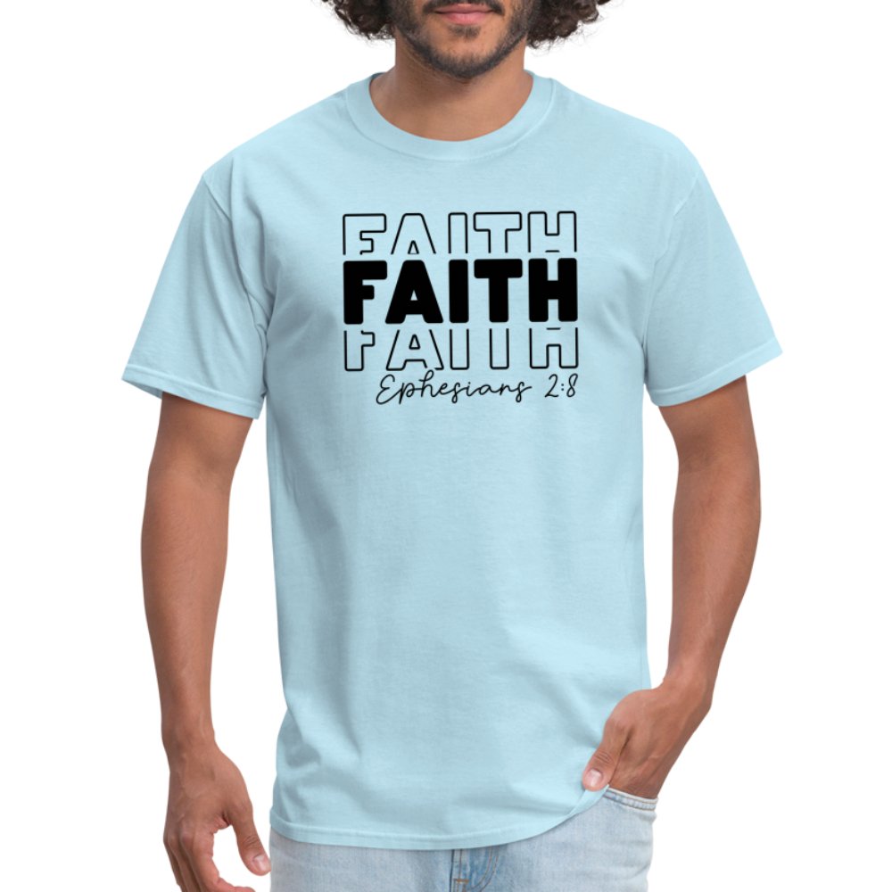 Faith Ephesians 2:8 T-Shirt - option1# - Unisex Classic T-Shirt | Fruit of the Loom 3930