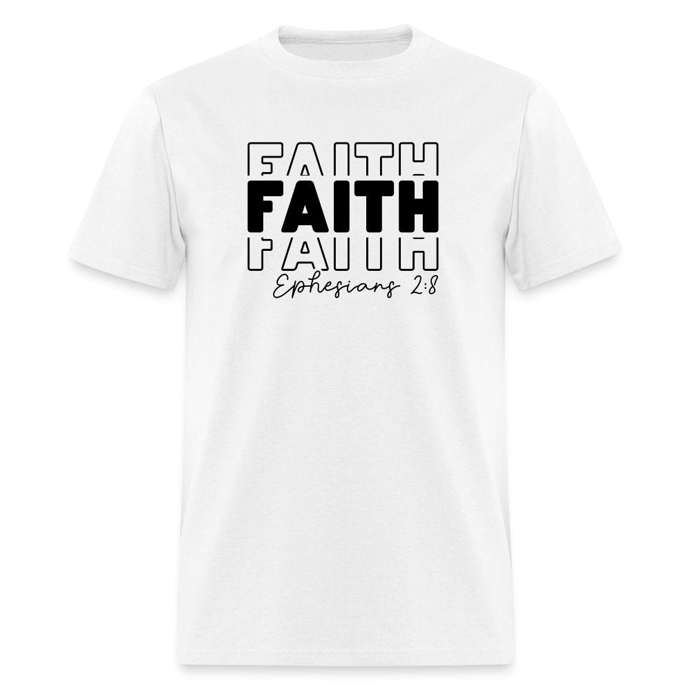 Faith Ephesians 2:8 T-Shirt - option1# - Unisex Classic T-Shirt | Fruit of the Loom 3930