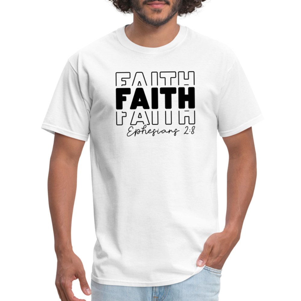 Faith Ephesians 2:8 T-Shirt - option1# - Unisex Classic T-Shirt | Fruit of the Loom 3930