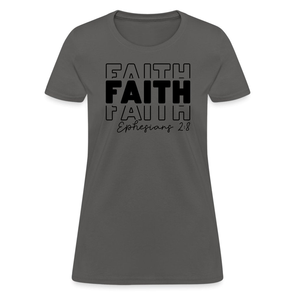 Faith Ephesians 2:8 Women's T-Shirt - option1# - Women's T-Shirt | Fruit of the Loom L3930R