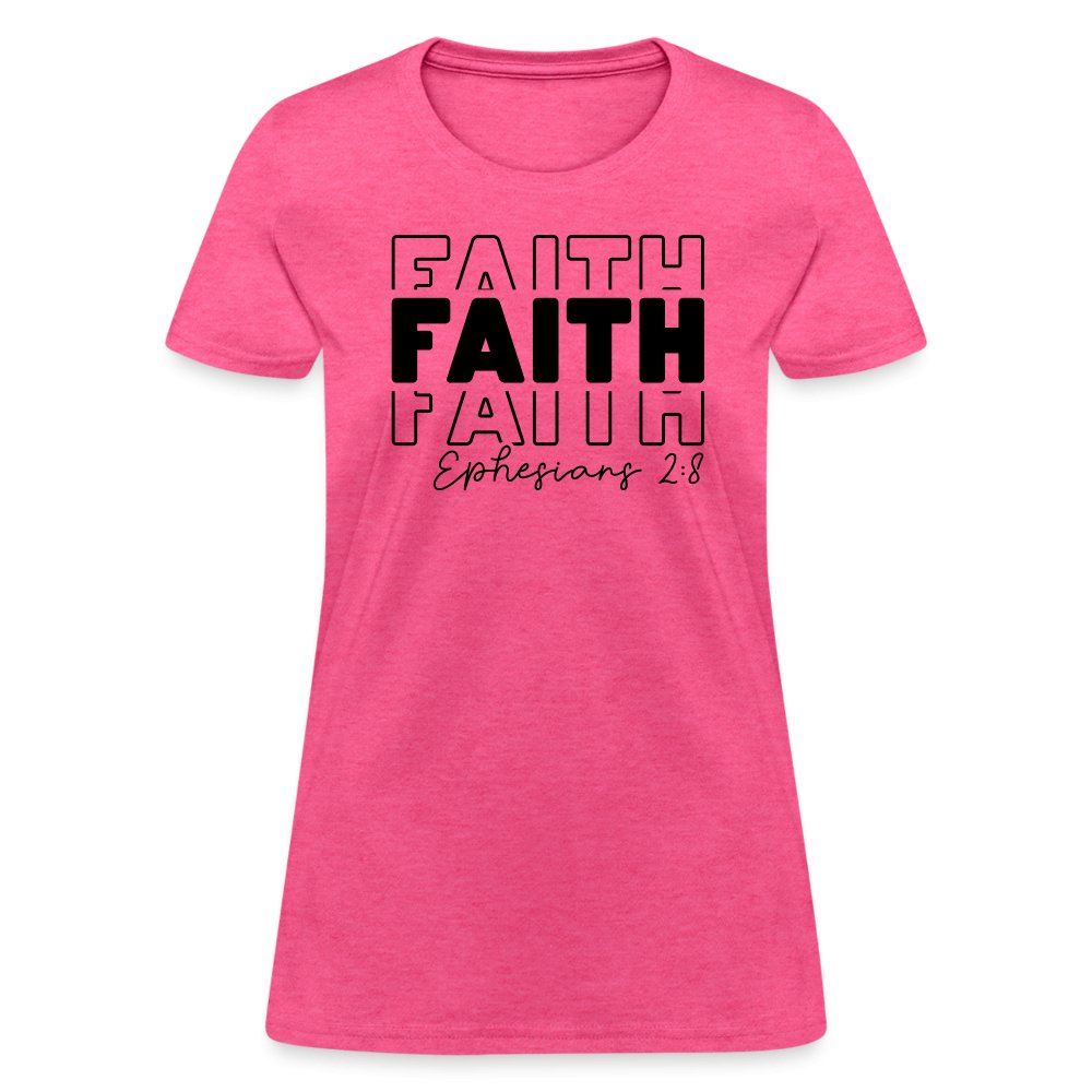 Faith Ephesians 2:8 Women's T-Shirt - option1# - Women's T-Shirt | Fruit of the Loom L3930R